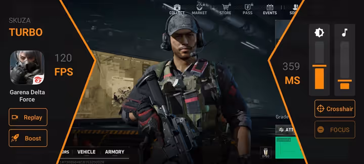 How to Add a Custom Crosshair in Delta Force Mobile with SKUZA Game Booster